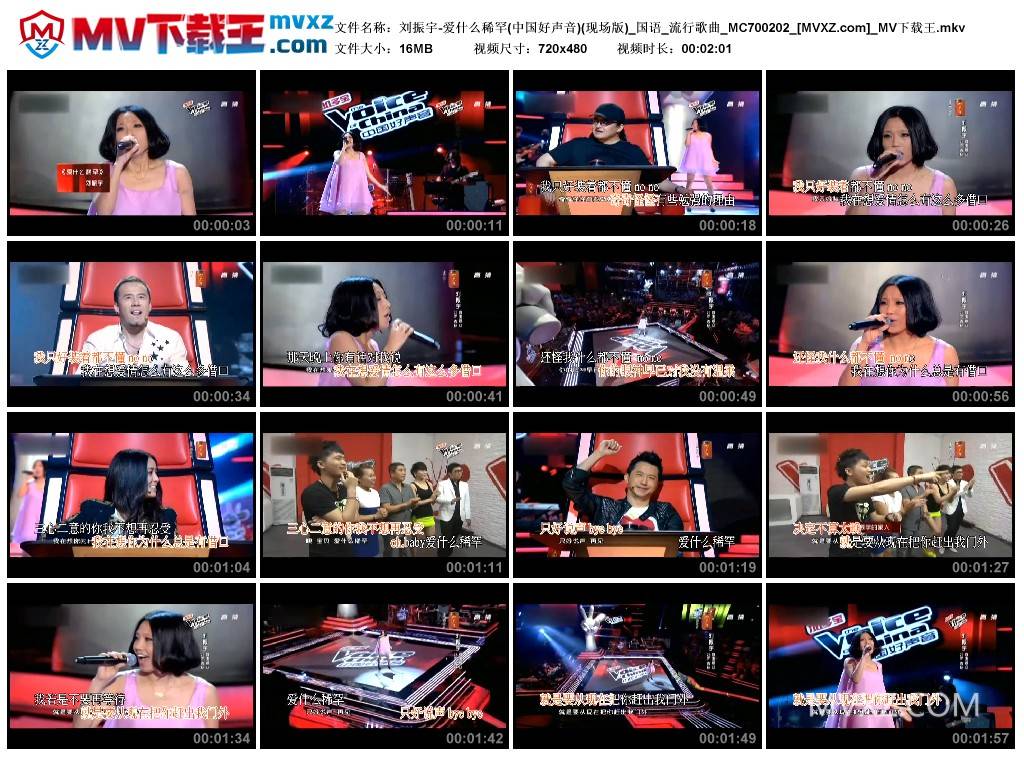 刘振宇-爱什么稀罕(中国好声音)(现场版)_国语_流行歌曲_MC700202